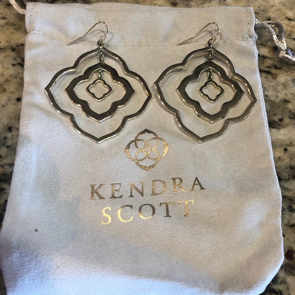 Kendra Scott gold HTF Darenda earrings